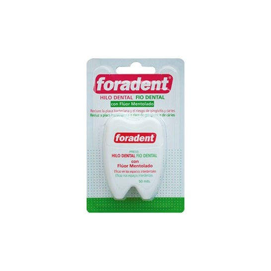 Foradent soie interdentaire avec fluorure 50m