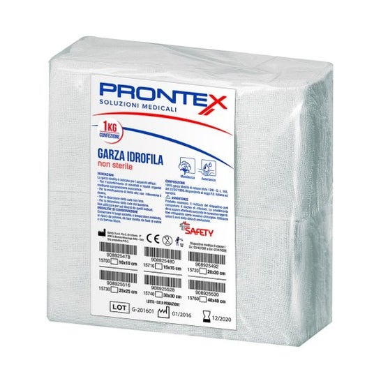 Prontex Gaze Hydrophile 10x10cm 1000g