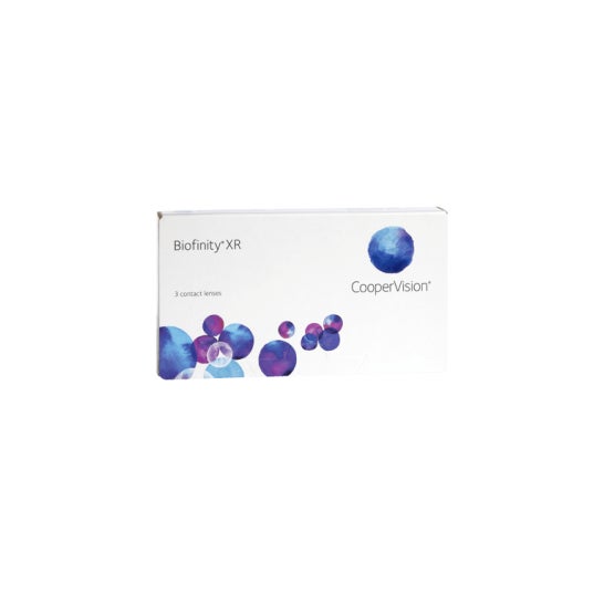 Biofinity™ rayon 8,6 diamètre 14,0 dioptries -06,50 3 pcs