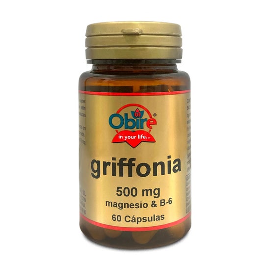 Obire Griffonia 500mg (5-HTP) + Magnésium + B-6 60 Gélules