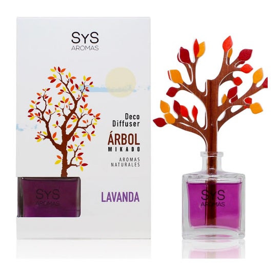 SYS Diffuseur de parfum d'arbre de lavande 90ml