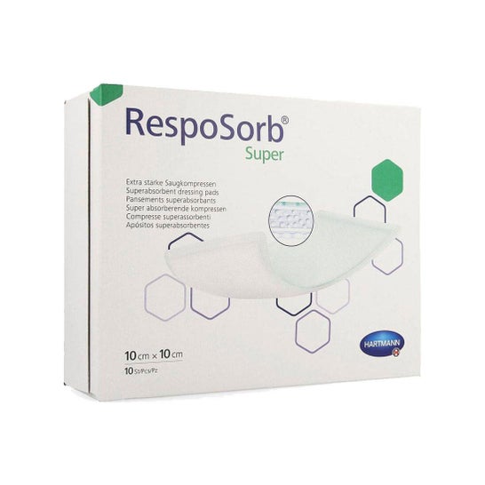 Resposorb Super Pansement Super Absorbant 10x10cm 10uts