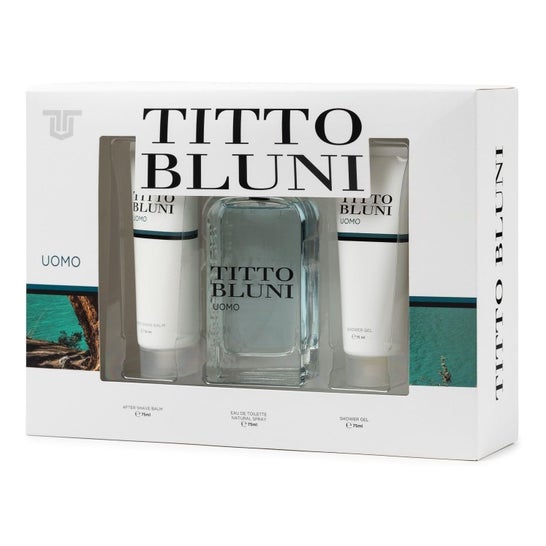 Titto Bluni Uomo Set Edt + After Shave + Shower Gel