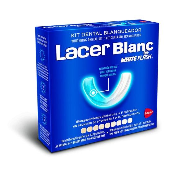 Kit de blanchiment des dents Lacer Blanc Blanc Flash