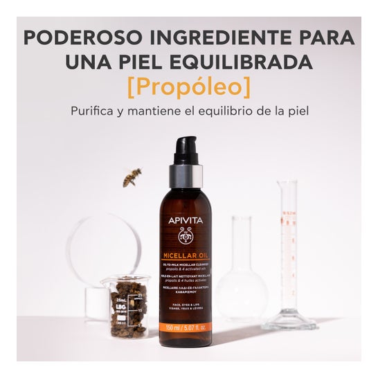 Apivita Huile En Lait Nettoyant Micellaire 150 ml