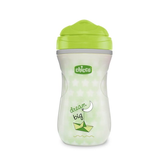 Chicco Vaso Luminoso +14M Verde 266 ml