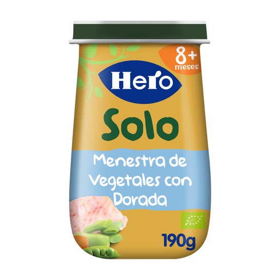 Hero Solo Baby Menestra De Verduras Con Dorada 190g *