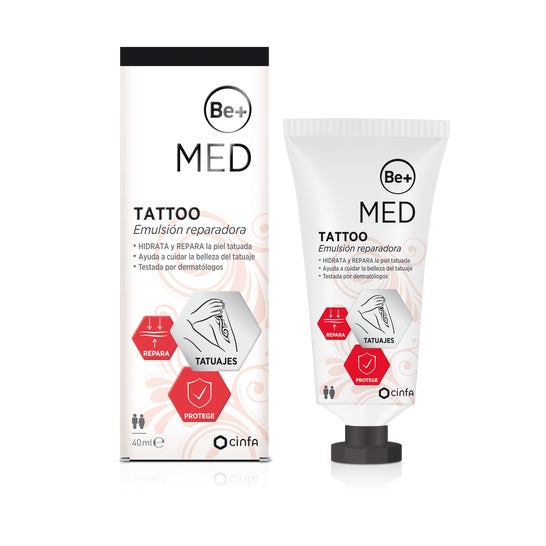 Be+ Med Tattoo Émulsion Réparatrice 40 ml