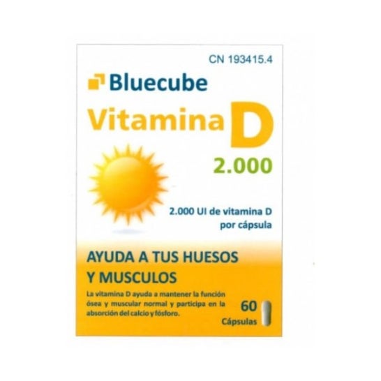 Bluecube Vitamina D 2000 60caps