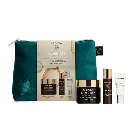 Apivita Coffret Queen Bee Longevity Routine Crème Riche