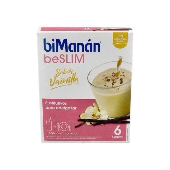 biManán™ milk-shake à la vanille de remplacement 55g 6 sachets de 6 sachets