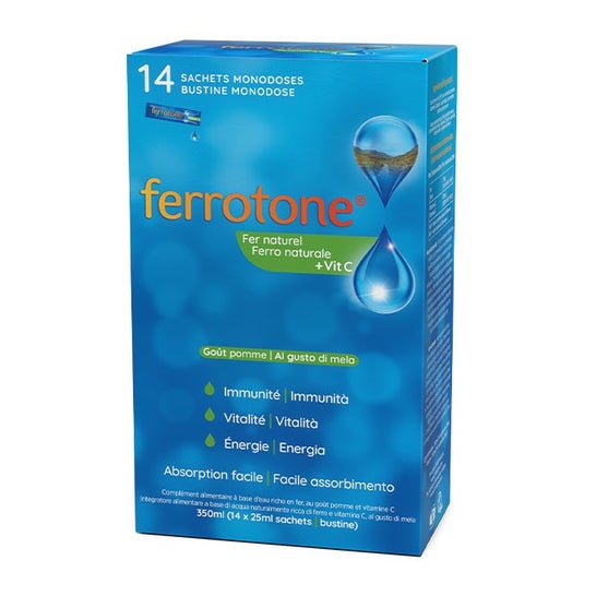 Ferrotone Fer Naturel + Vitamine C 14x25ml