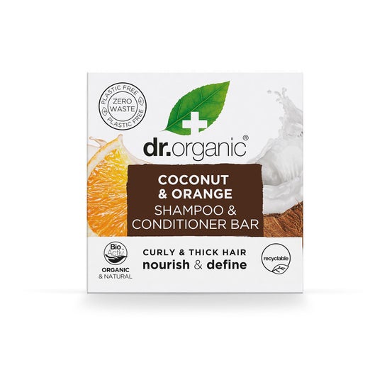 Dr. Organic Coco Orange Shampooing Après Shampooing Solide 75g