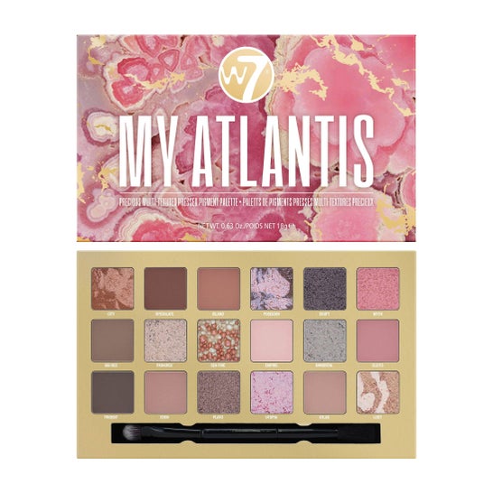 W7 My Atlatins Pressed Pigment Palette 18g