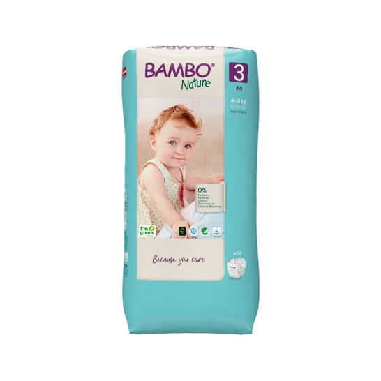Couche Bambo Nature Taille 3 M 52 pcs