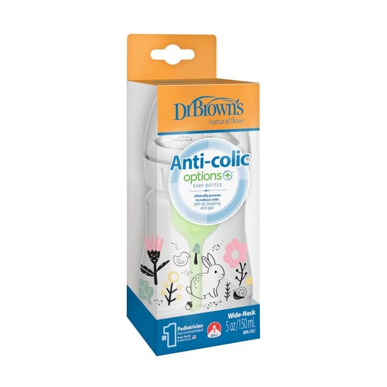 Dr Brown's Biberon Bouche Large Forêt 150ml Dr Brown's Biberon Bouche Large Forêt 150ml