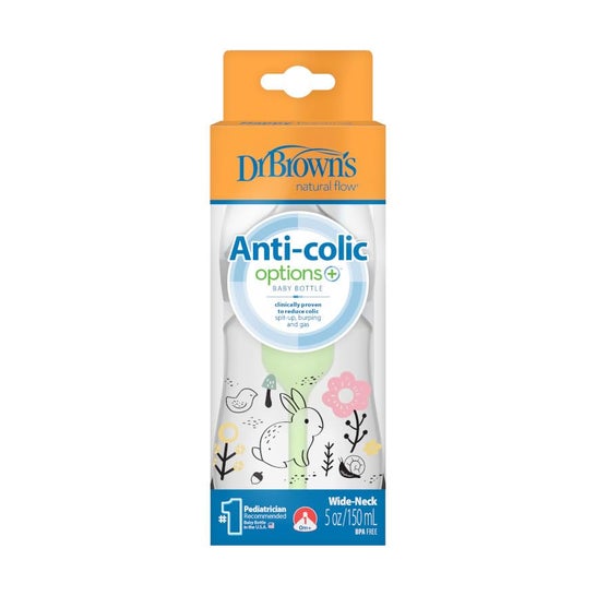 Dr Brown's Biberon Bouche Large Forêt 150ml Dr Brown's Biberon Bouche Large Forêt 150ml