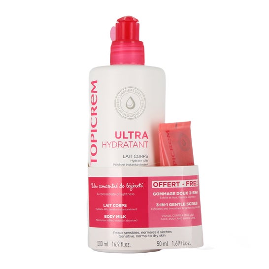 Topicrem Lait Corps Ultra-Hydratant 500 ml