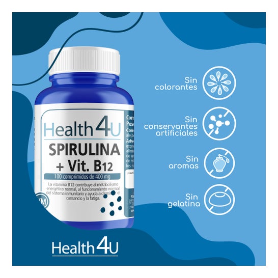 H4U Spiruline 500mg 100 Comprimés