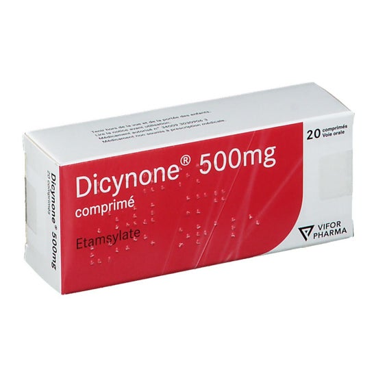 Dicynone 500mg 20 Comprimés