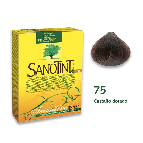 Santiveri Sanotint Tinte Sensitive 75 Castaño Dorado 125ml *