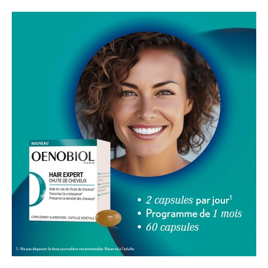 Oenobiol Hair Expert Chute De Cheveux 60 Capsules
