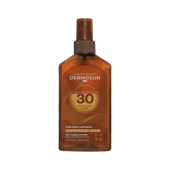 Laboratoires Dermosun Spray Expert Bronzage Huile Sèche Spf30 200ml