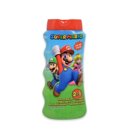 Super Mario Bros Gel et Shampoing 2en1 475ml