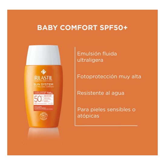 Rilastil Sun System Baby Comfort Fluide Solaire Facial SPF50+ 50ml