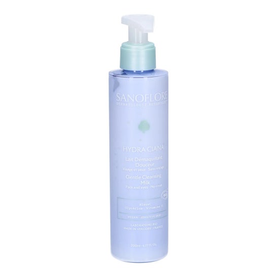 Sanoflore Hydra Ciana Lait Nettoyant Calmant 200 ml