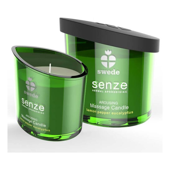 Swede Senze Arousing Bougie Massage Citron Poivre Eucalyptus 1ut