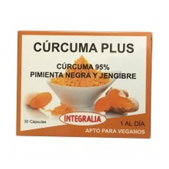 Integralia Curcuma Plus Avec Poivre Noir Et Gingembre 30Caps Integralia Curcuma Plus Avec Poivre Noir Et Gingembre 30Caps
