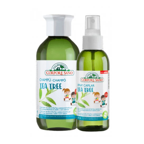 Corpore Sano Pack Tea Tree Shampoo + Spray Capillaire