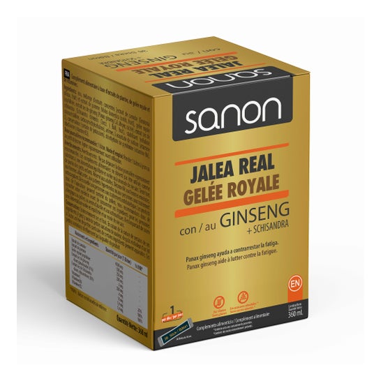 Sanon Gelée Royale avec Ginseng + Schisandra 36 sticks
