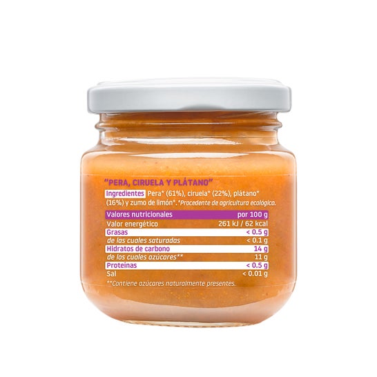 Smileat Pot de Trois Fruits 100% Bio 130g