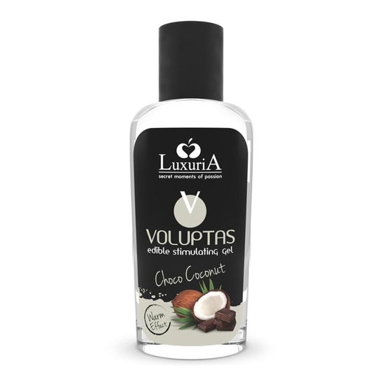 Luxuria Voluptas Gel de Massage Comestible Effet Réchauffant Noix de Coco et Crème 100ml