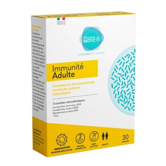 Pharmabiotic Immunité Adulte 30caps