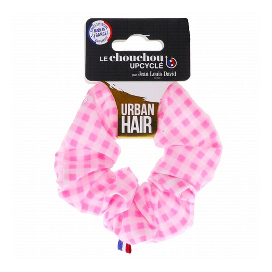 Jean Louis David Urban Hair Chouchou Upcyclé Motif Vichy 1ut