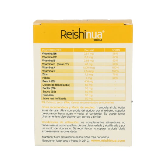 Reishinua Bebible 15 Viales Nua