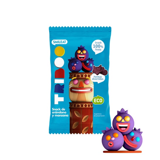 Smileat Snack Pomme Myrtille Eco 25g