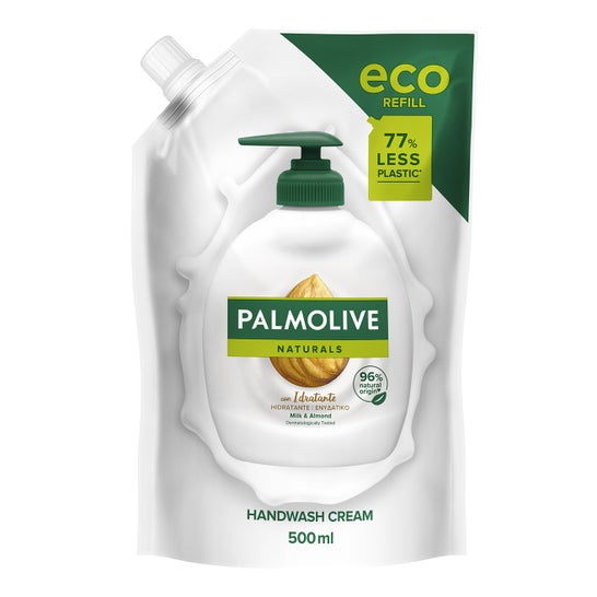 Palmolive Naturals Recharge Savon Mains Lait et Amande 500ml