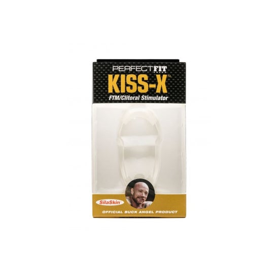 Perfect Fit Brand Clitoris Stimulator Kiss-X Transparent 1pc