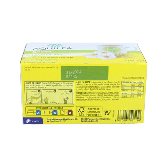 Infusions d'achillée millefeuille Gaz 20 sachets