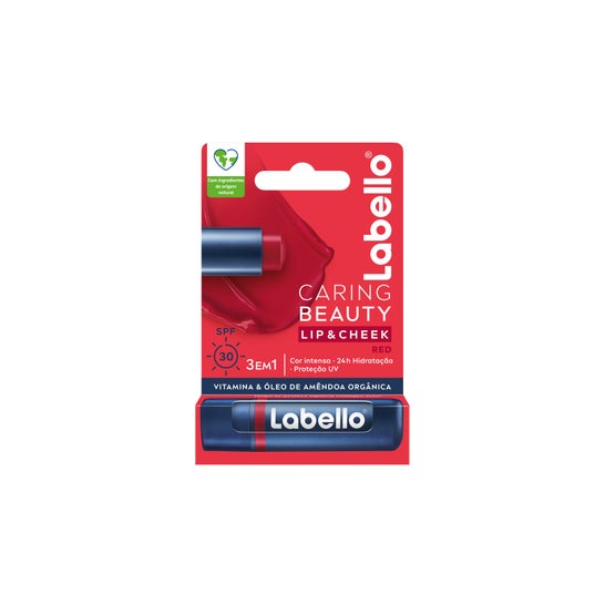 Labello Caring Beauty Lip & Cheek Red Spf30 4.8g