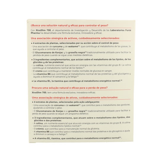 Forté Pharma Xtra Slim 700 120 Gélules