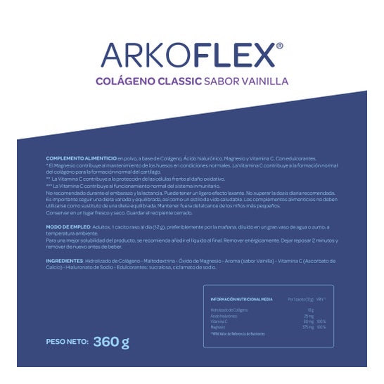 Arkoflex Collagène Vanille 360 + 360 Gr