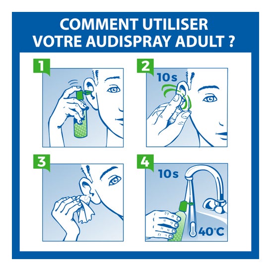 Audispray Adult Hygiène De L'Oreille 50ml