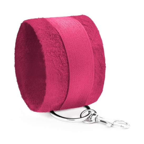 Crushious Tough Love Menottes Velcro Chaîne 40cm Extra Rose 1 Unité