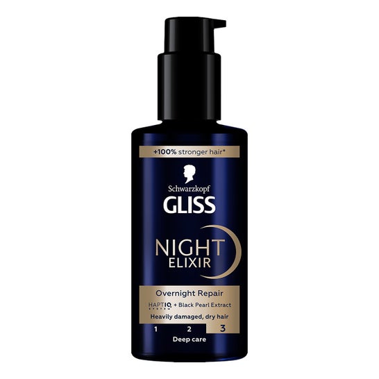 Schwarzkopf Gliss Night Elixir Sérum Cheveux Abîmés 100 ml