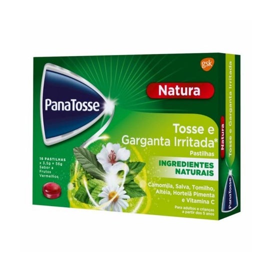 Panatosse Natura Tos y Garganta Irritada 16uds